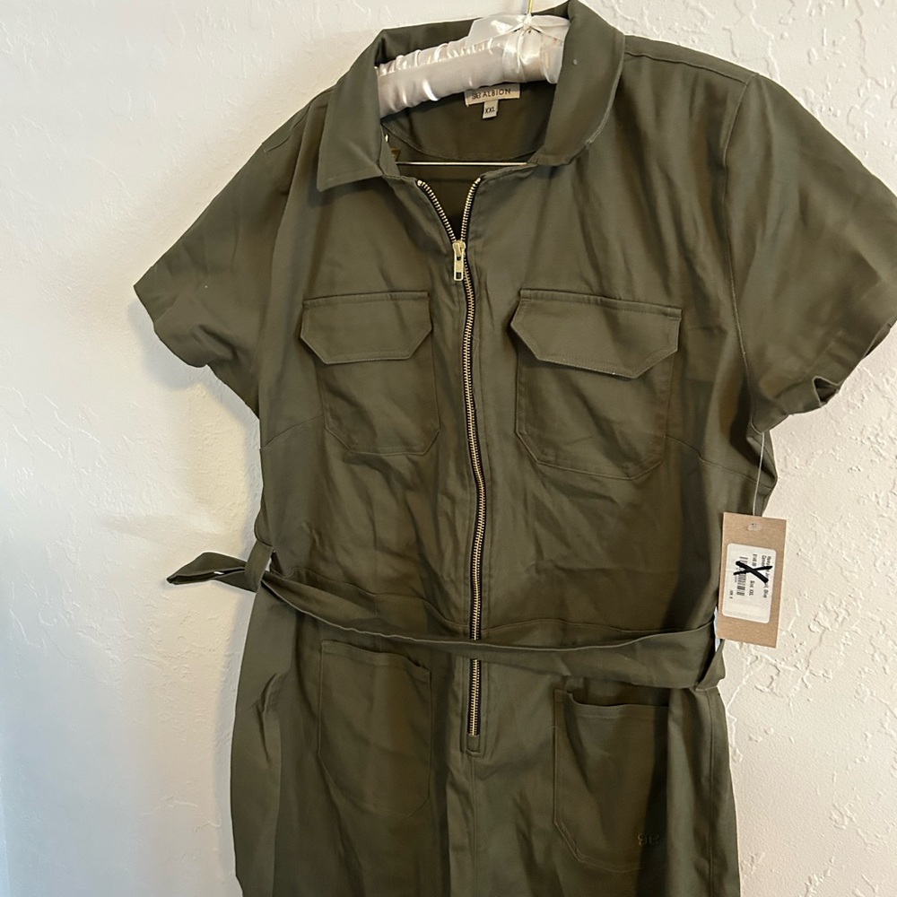 Albion Sage Green Jumpsuit